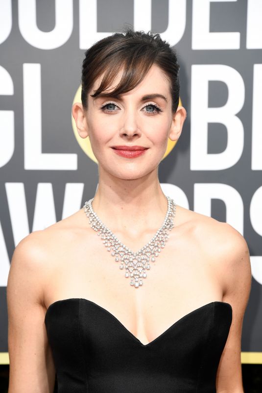 ALISON BRIE at 75th Annual Golden Globe Awards in Beverly Hills 01/07/2018