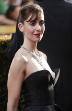 ALISON BRIE at 75th Annual Golden Globe Awards in Beverly Hills 01/07/2018