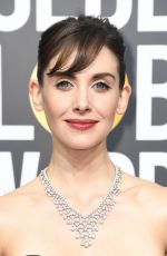ALISON BRIE at 75th Annual Golden Globe Awards in Beverly Hills 01/07/2018