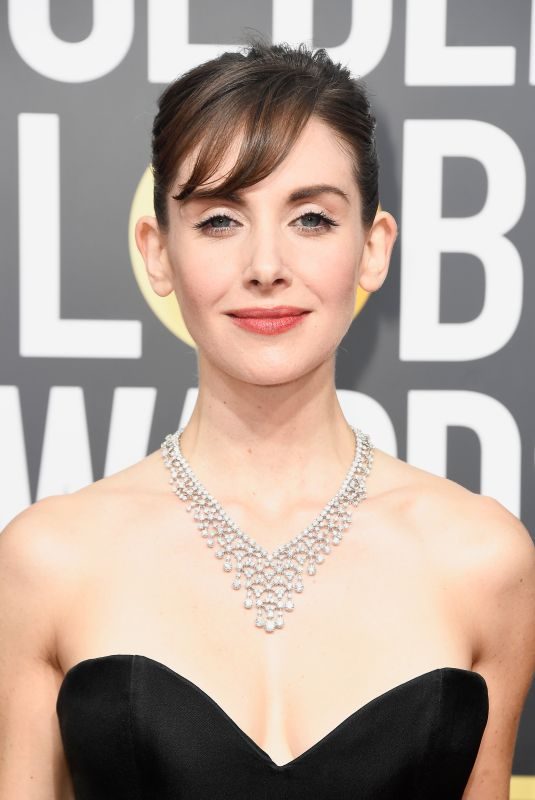 ALISON BRIE at Instyle and Warner Bros Golden Globes After-party in Los Angeles 01/07/2018