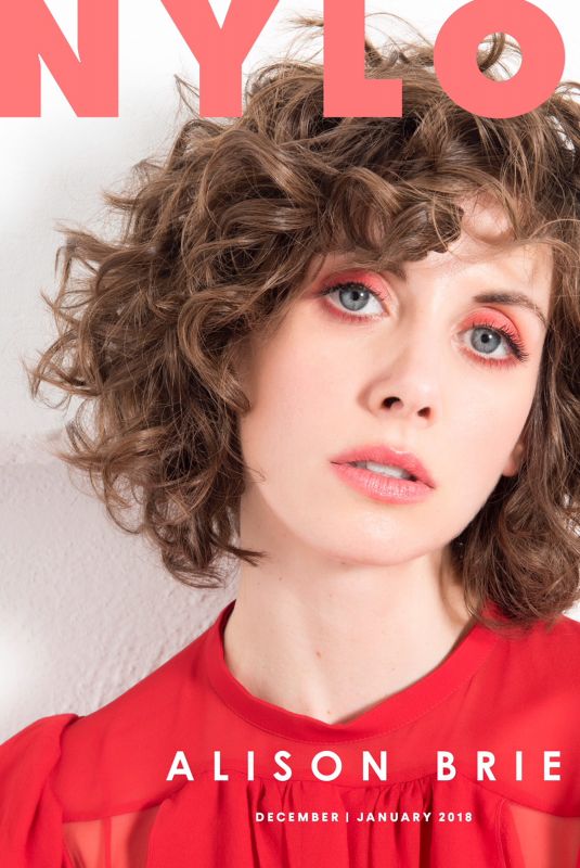 ALISON BRIE for Nylon Magazine, December 2017/January 2018