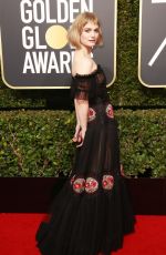 ALISON SUDOL at 75th Annual Golden Globe Awards in Beverly Hills 01/07/2018