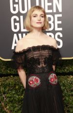ALISON SUDOL at 75th Annual Golden Globe Awards in Beverly Hills 01/07/2018