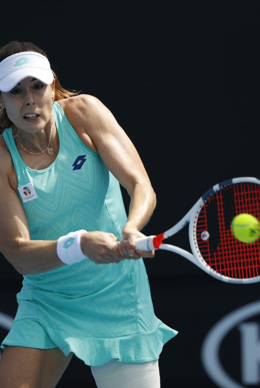 ALIZE CORNET at Australian Open Tennis Tournament in Melbourne 01/15/2018