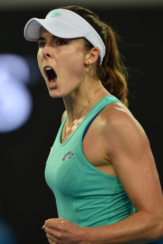 ALIZE CORNET at Australian Open Tennis Tournament in Melbourne 01/17/2018