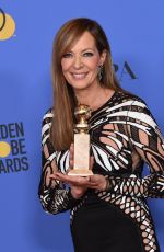 ALLISON JANNEY at 75th Annual Golden Globe Awards in Beverly Hills 01/07/2018