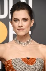 ALLISON WILLIAMS at 75th Annual Golden Globe Awards in Beverly Hills 01/07/2018