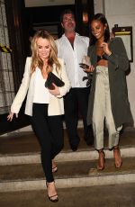 AMANDA HOLDEN and ALESHA DIXON Night Out in London 01/26/2018