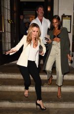 AMANDA HOLDEN and ALESHA DIXON Night Out in London 01/26/2018