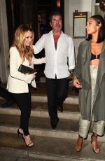 AMANDA HOLDEN and ALESHA DIXON Night Out in London 01/26/2018