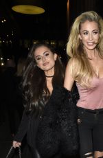 AMBER DAVIES and OLIVIA ATTWOOD Night Out in Manchester 01/13/2018