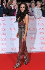 AMBER DAVIES at National Television Awards in London 01/23/2018