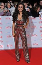 AMBER DAVIES at National Television Awards in London 01/23/2018