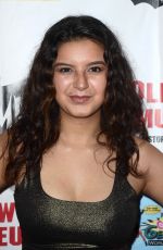 AMBER ROMERO at 66 Retrospective and Batman Exhibit Opening Night in Los Angeles 01/10/2018