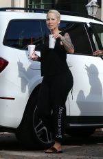 AMBER ROSE Leaves a Plastic Surgery Clinic in Beverly Hills 01/29/2018
