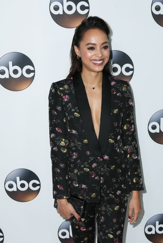 AMBER STEVENS at ABC All-star Party at TCA Winter Press Tour in Los Angeles 01/08/2018