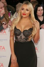 AMBER TURNER at National Television Awards in London 01/23/2018