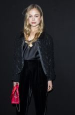 AMELIA WINDSOR at Giorgio Armani Prive Show at 2018 Haute Couture Fashion Week in Paris 01/23/2018