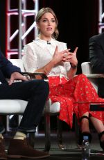 AMY HUBERMAN at Striking Out TV Show Panel at TCA Winter Press Tour in Los Angeles 01/15/2018