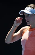 ANA BOGDAN at Australian Open Tennis Tournament in Melbourne 01/18/2018