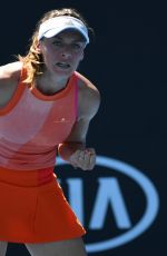 ANA BOGDAN at Australian Open Tennis Tournament in Melbourne 01/18/2018