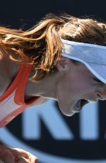 ANA BOGDAN at Australian Open Tennis Tournament in Melbourne 01/18/2018