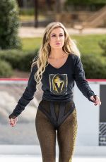 ANA BRAGA in Tights Out Ice Skating in Calabasas 01/30/2018