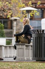 ANA BRAGA in Tights Out Ice Skating in Calabasas 01/30/2018