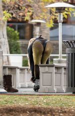 ANA BRAGA in Tights Out Ice Skating in Calabasas 01/30/2018