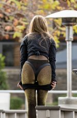 ANA BRAGA in Tights Out Ice Skating in Calabasas 01/30/2018