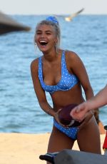 ANASTASIA KARANIKOLAOU in Bikini at a Beach in Miami 12/31/2017