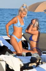 ANASTASIA KARANIKOLAOU in Bikini at a Beach in Miami 12/31/2017