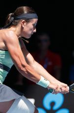 ANASTASIJA SEVASTOVA at Australian Open Tennis Tournament in Melbourne 01/18/2018