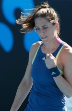 ANDREA PETKOVIC at Australian Open Tennis Tournament in Melbourne 01/16/2018