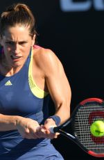 ANDREA PETKOVIC at Australian Open Tennis Tournament in Melbourne 01/16/2018