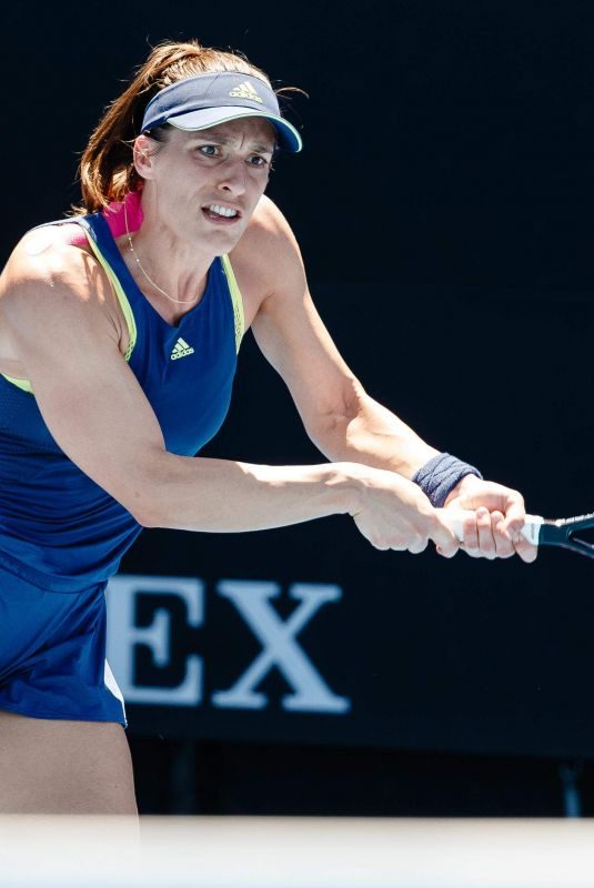 ANDREA PETKOVIC at Australian Open Tennis Tournament in Melbourne 01/18/2018