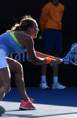 ANETT KONTAVEIT at Australian Open Tennis Tournament in Melbourne 01/17/2018