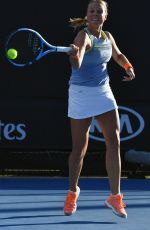 ANETT KONTAVEIT at Australian Open Tennis Tournament in Melbourne 01/17/2018