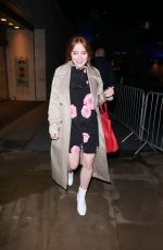 ANGELA SCANLON Arrives at The One Show in London 01/15/2018