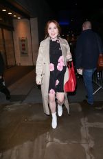 ANGELA SCANLON Arrives at The One Show in London 01/15/2018