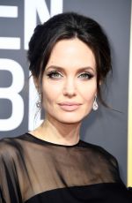 ANGELINA JOLIE at 75th Annual Golden Globe Awards in Beverly Hills 01/07/2018