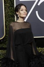 ANGELINA JOLIE at 75th Annual Golden Globe Awards in Beverly Hills 01/07/2018
