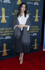 ANGELINA JOLIE at Golden Globe Foreign Language Nominees Series 2018 Symposium in Los Angeles 01/06/2018