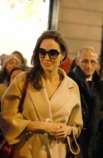 ANGELINA JOLIE Leaves Guerlain Perfumes Shop on Champs-elysees in Paris 01/29/2018