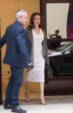 ANGELINA JOLIE Leaves Her Hotel in Paris 01/30/2018