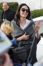 ANGELINA JOLIE Out and About in Los Angeles 01/06/2018