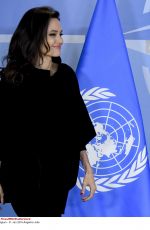 ANGELINA JOLIE Speak at Nato Headquarters in Brussels 01/31/2018