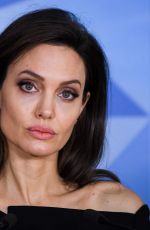 ANGELINA JOLIE Speak at Nato Headquarters in Brussels 01/31/2018