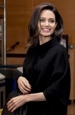 ANGELINA JOLIE Speak at Nato Headquarters in Brussels 01/31/2018