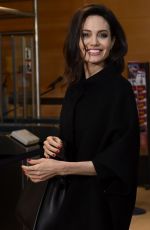 ANGELINA JOLIE Speak at Nato Headquarters in Brussels 01/31/2018